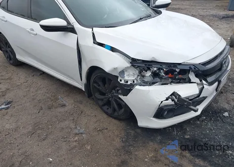 2020 Honda Civic Sport из США, поврежденный, VIN 19XFC2F80LE007388